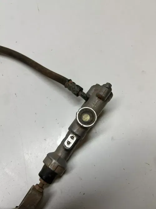2004 04 HONDA CRF450R crf 450 r WORKING Rear Back Brake Master Caliper Line Leve