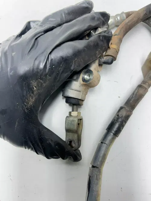 1995 95 Kawasaki KX100 kx 100 OEM Rear Brake  Master Cylinder Caliper READ DESC