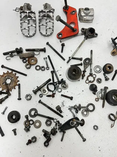 84 1984 Honda XR80 Xr 80 OEM LOT Bolt Bolts Mount Spring Hardware Nut Washer