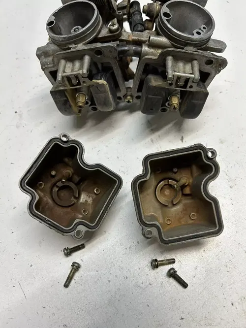 1984 84 Honda XL350R xl350r Xl 350 OEM Carb Carburetor L R Bowl Float Jet Slide