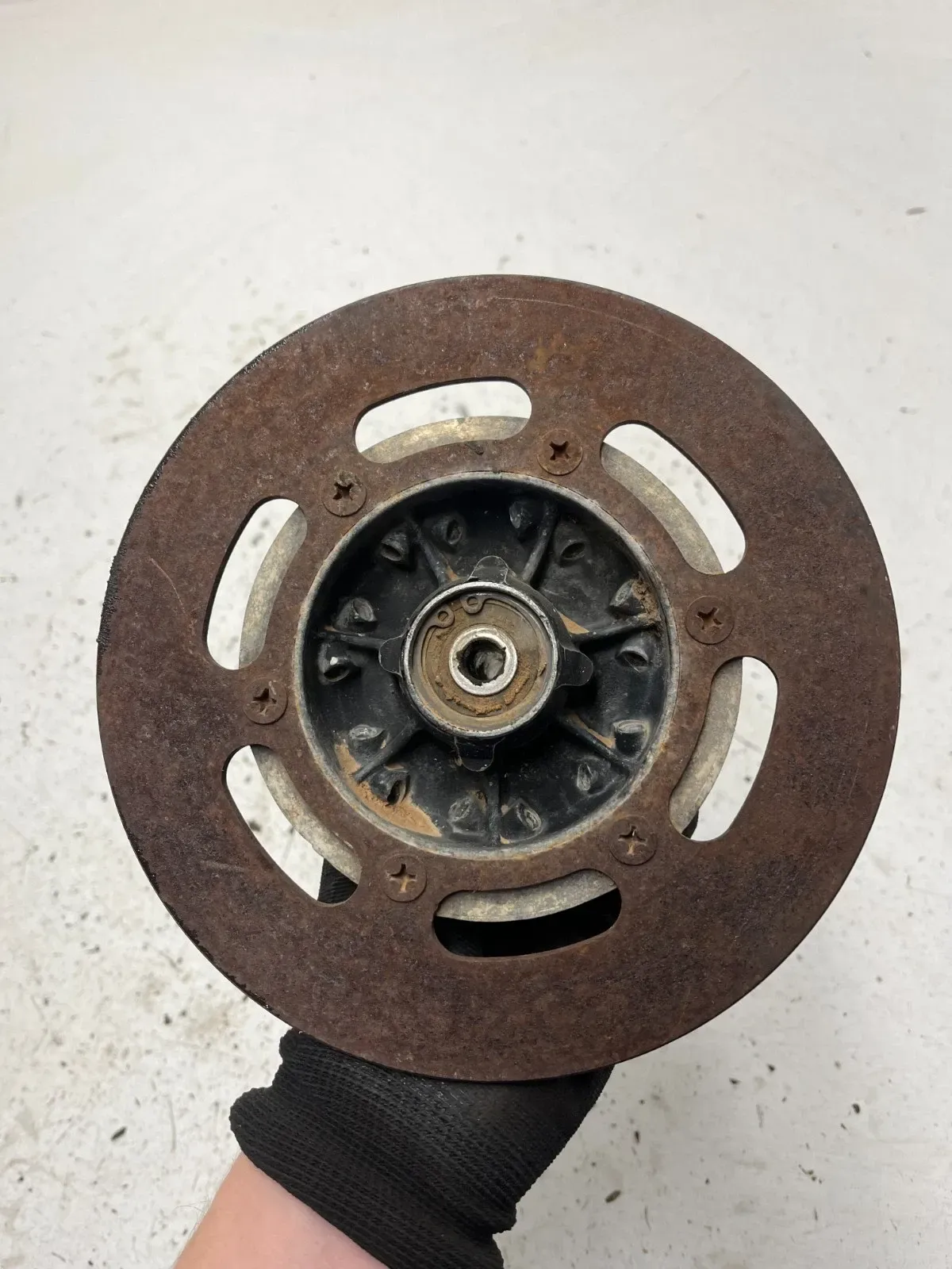 84 1984 Kawasaki KX80 Kx 80 OEM Front Wheel Hub Disc Brake Rotor