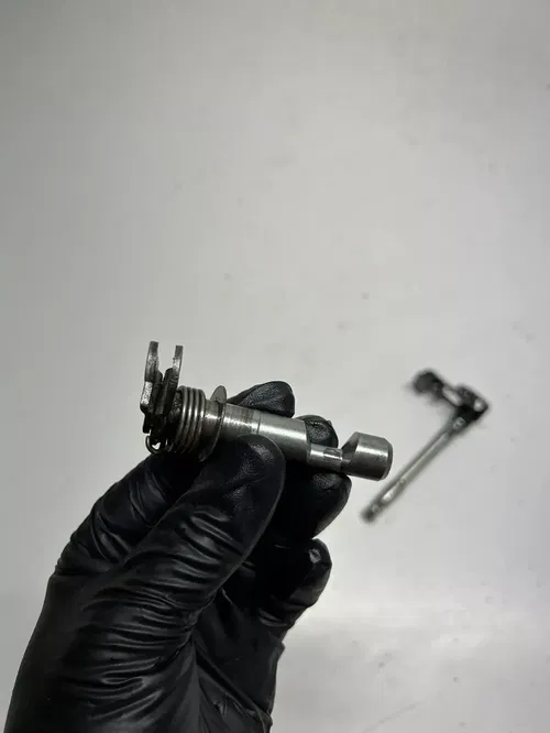 1985 85 Yamaha YZ80 yz 80 OEM NICE STRAIGHT! Shifter Shaft Clutch Arm Pivot