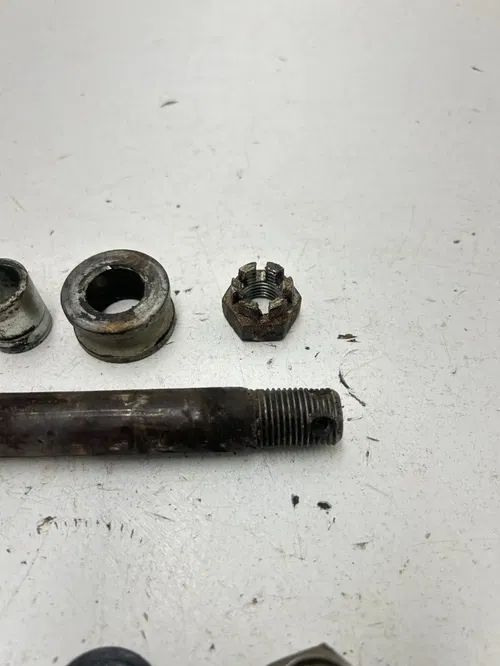 78 1978 Yamaha XT 500 Enduro 500 OEM GOOD Axles Swing Arm Front Rear Bolts Nuts