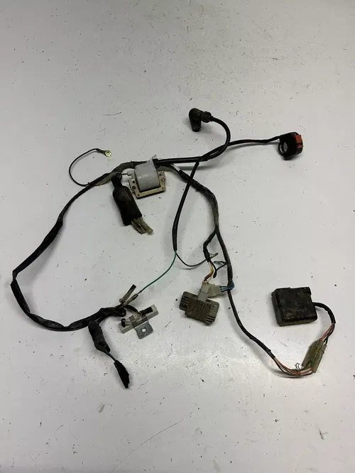 1991 91 Yamaha RT180 RT 180 rt OEM WORKING! Wiring Harness ECU CDI Coil Regulato