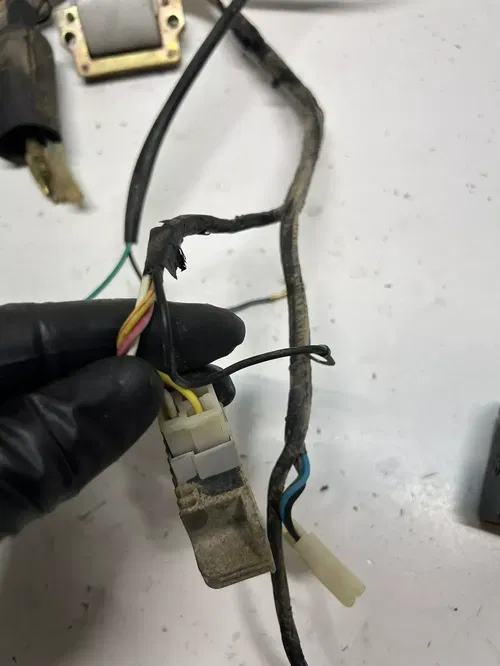1991 91 Yamaha RT180 RT 180 rt OEM WORKING! Wiring Harness ECU CDI Coil Regulato