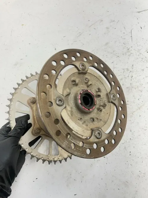 96 1996 Honda CR125R Cr 125 r OEM GOOD! Rear Back Hub Rotor Sprocket