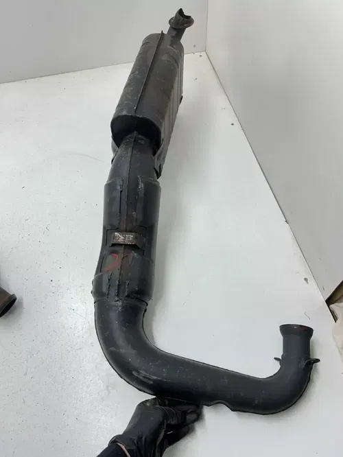 85 1985 Yamaha Enticer 340 T NICE! OEM Exhaust Pipe Muffler Silencer Baffle Head