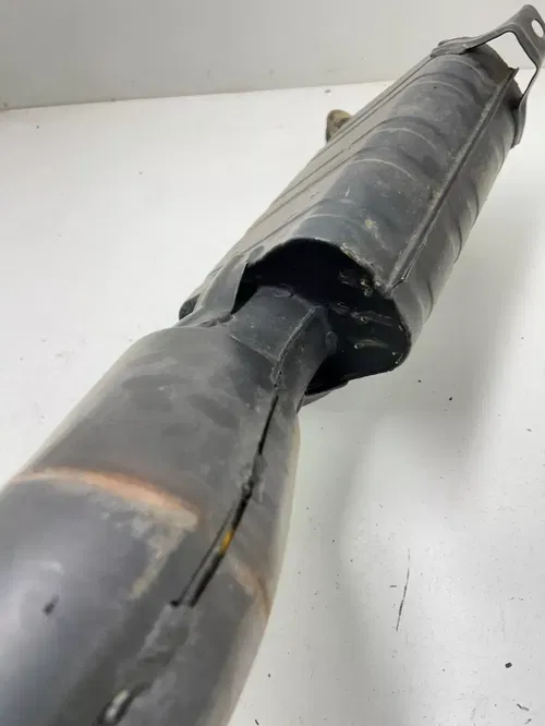 85 1985 Yamaha Enticer 340 T NICE! OEM Exhaust Pipe Muffler Silencer Baffle Head