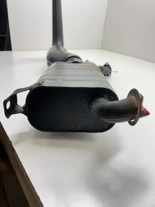 85 1985 Yamaha Enticer 340 T NICE! OEM Exhaust Pipe Muffler Silencer Baffle Head
