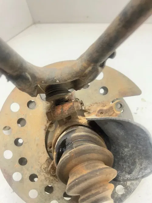 98 Yamaha Grizzly 600 Yfm600 4x4 OEM GOOD Control A Arms Hub CV Axles Spindle LR