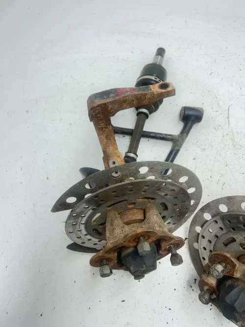 98 Yamaha Grizzly 600 Yfm600 4x4 OEM GOOD Control A Arms Hub CV Axles Spindle LR