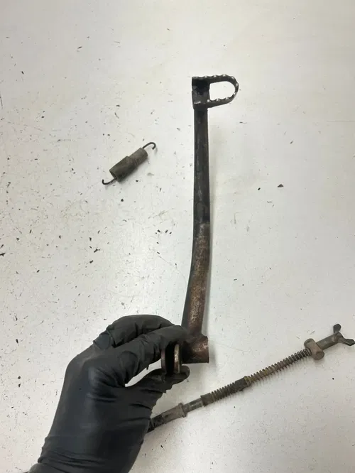 86 1986 Honda Fourtrax TRX200SX Trx 200 Sx OEM Rear Brake Lever Pedal Rod Line
