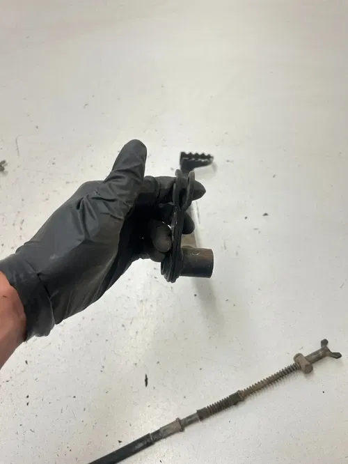 86 1986 Honda Fourtrax TRX200SX Trx 200 Sx OEM Rear Brake Lever Pedal Rod Line