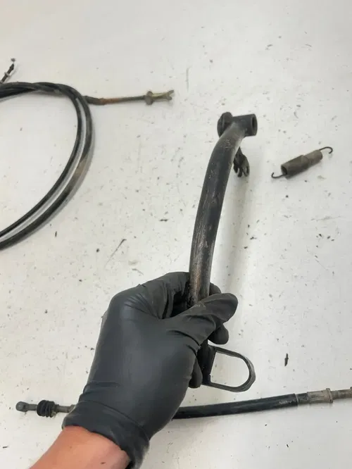 86 1986 Honda Fourtrax TRX200SX Trx 200 Sx OEM Rear Brake Lever Pedal Rod Line