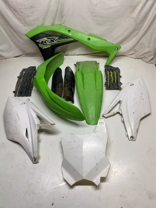 2017 17 Kawasaki Kx 250f KX250F Plastic Fender Shroud Cover Side