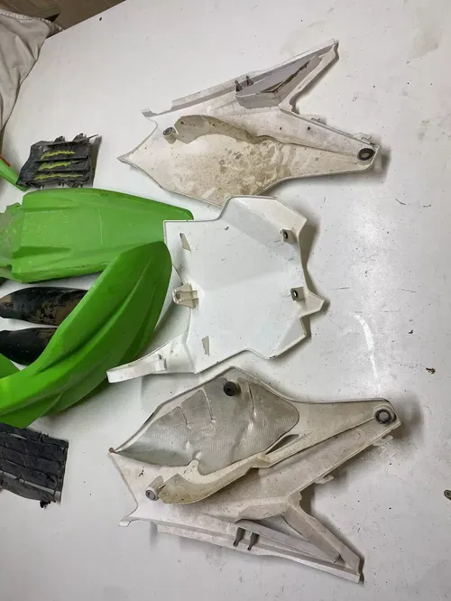2017 17 Kawasaki Kx 250f KX250F Plastic Fender Shroud Cover Side