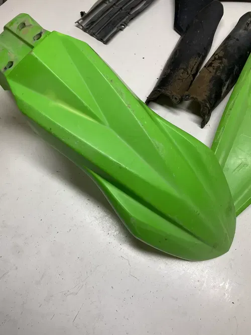 2017 17 Kawasaki Kx 250f KX250F Plastic Fender Shroud Cover Side