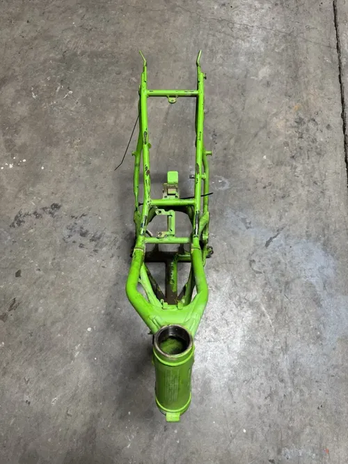 1995 95 Kawasaki KX100 kx 100 OEM Main Frame Chassis Body Assembly READ DESCRIPT