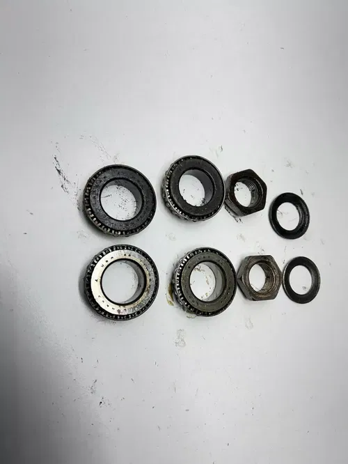 1995 95 Polaris Magnum 425 4x4 OEM LOT Front Hub Bearings Nuts
