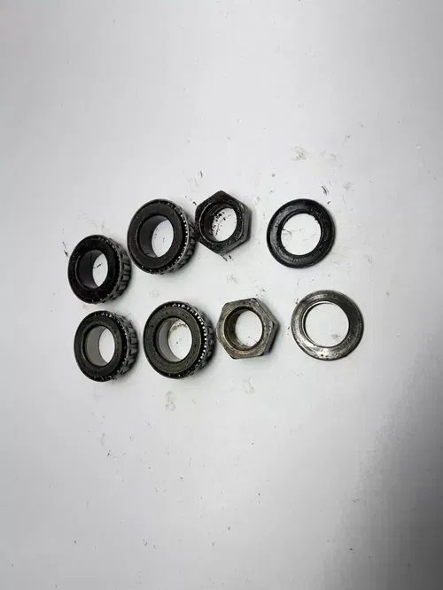 1995 95 Polaris Magnum 425 4x4 OEM LOT Front Hub Bearings Nuts