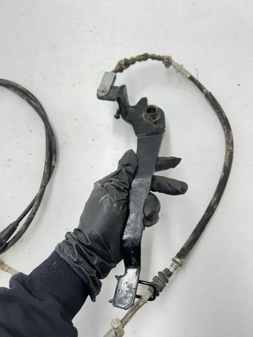 99 Kawasaki Prairie 300 KVF300 4x4 OEM GOOD! Rear Brake Perch Foot Pedal Cable