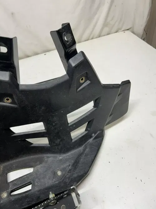 2005 05 Polaris Predator 500 OEM LOT Foot Peg Pegs Heel Guard Shield Mount Bar