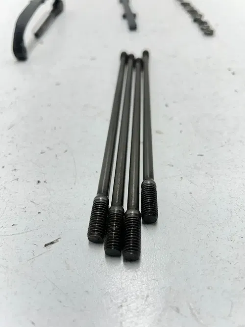 84 1984 Honda XR80 Xr 80 OEM  Cam Chain Guide Head Stud Bolts Tensioner Read