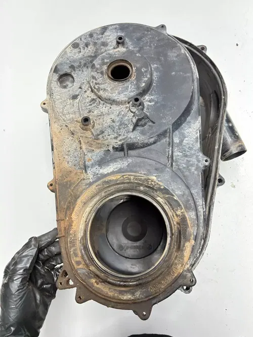 1997 97 Polaris Scrambler 400 4x4 OEM Clutch Housing Cover Guard Tube Intake