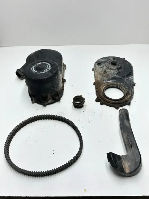 1997 97 Polaris Scrambler 400 4x4 OEM Clutch Housing Cover Guard Tube Intake