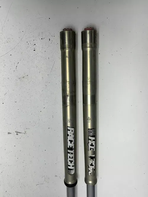 91 1991 KTM 300 SX MXC DXC OEM PARTS! Forks Fork Suspension Tube L R