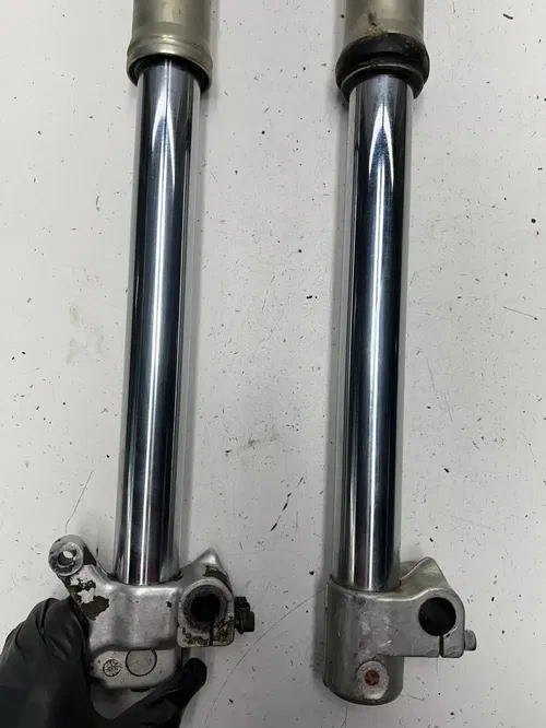 91 1991 KTM 300 SX MXC DXC OEM PARTS! Forks Fork Suspension Tube L R