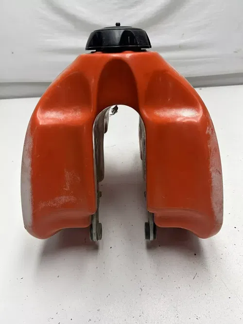 85 1985 Honda XR350R xr 350 r OEM Gas Tank Fuel Cell Cap Mount GOOD THREADS!