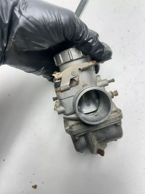 1977 77 Yamaha IT250 it 250 D OEM LOT Carb Carburetor Bowl Float Jet Slide Cap