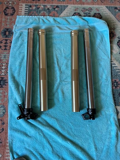 Front Forks And Triple Clamp Or Tree