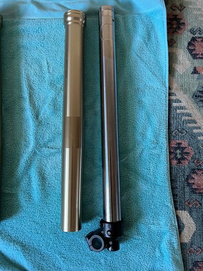 Front Forks And Triple Clamp Or Tree