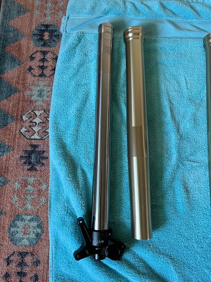 Front Forks And Triple Clamp Or Tree