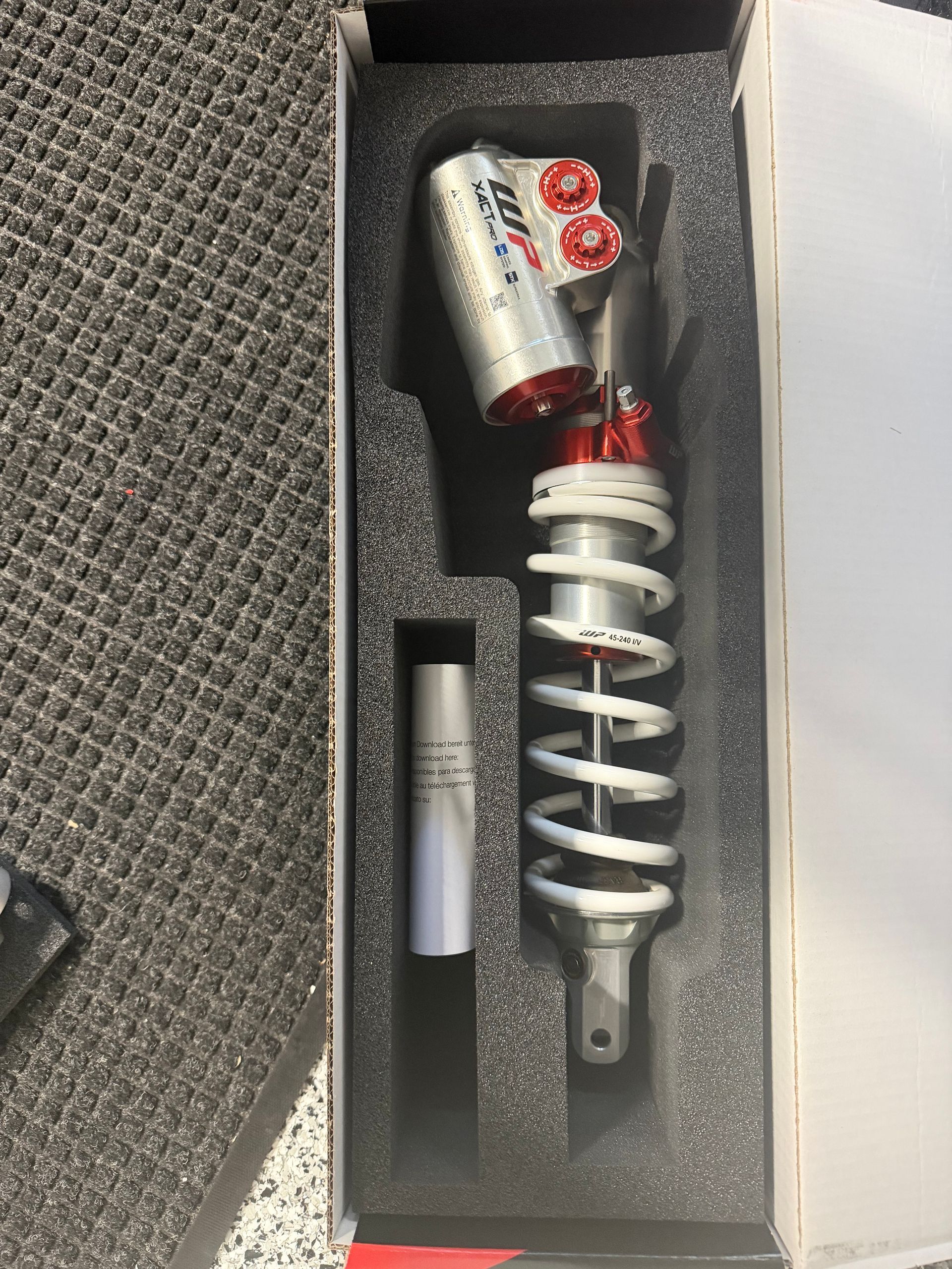 New In The Box WP XACT Pro A-kit Rear Shock