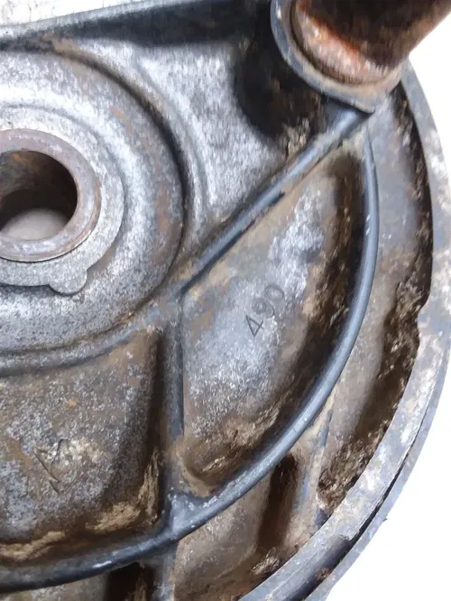 Suzuki RM250 RM370 Rear Wheel Brake Plate 1976 1977 Good Shape RP-9