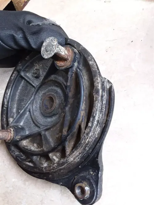Suzuki RM250 RM370 Rear Wheel Brake Plate 1976 1977 Good Shape RP-9