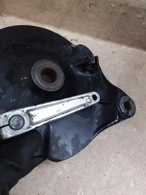 Suzuki RM250 RM370 Rear Wheel Brake Plate 1976 1977 Good Shape RP-9