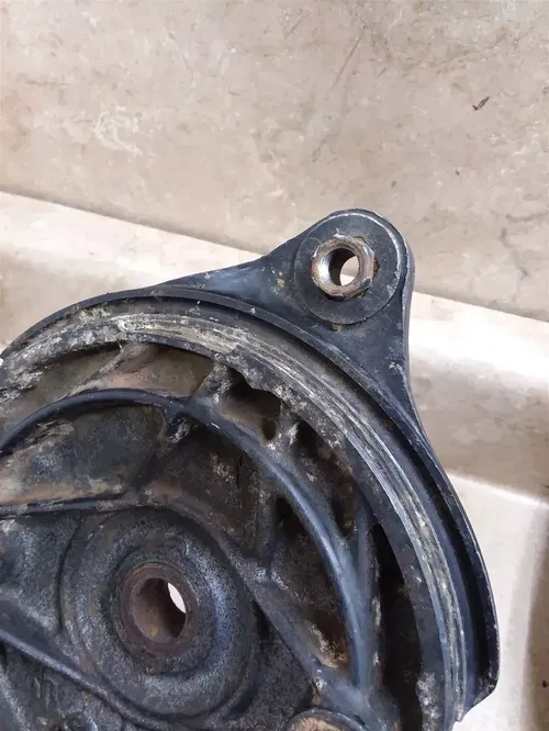Suzuki RM250 RM370 Rear Wheel Brake Plate 1976 1977 Good Shape RP-9