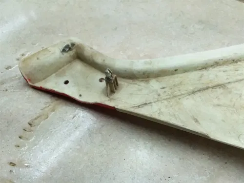 Honda XR600 XR600-R OEM Right Side Cover Panel 1989 PA AP-252
