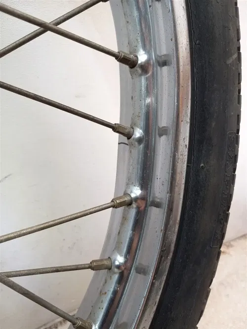 Yamaha 100 LS2 TWIN Rear Wheel Rim Slight Bent 1972 PA AP-152