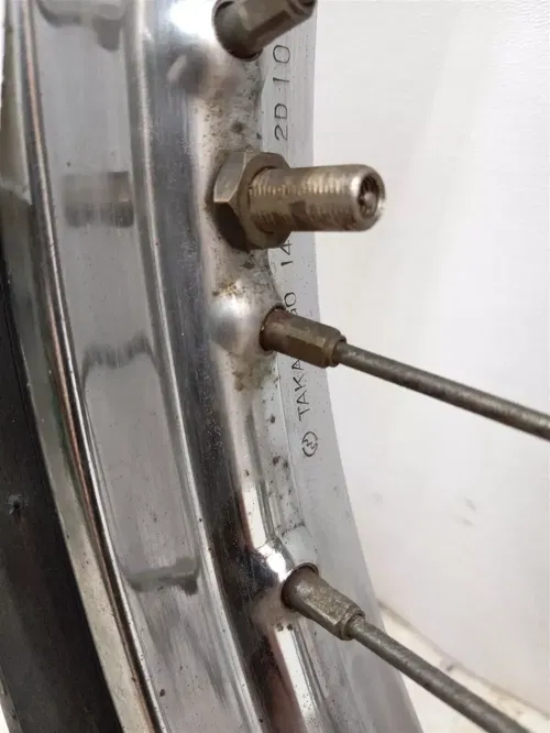 Yamaha 100 LS2 TWIN Rear Wheel Rim Slight Bent 1972 PA AP-152