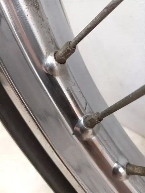 Yamaha 100 LS2 TWIN Rear Wheel Rim Slight Bent 1972 PA AP-152
