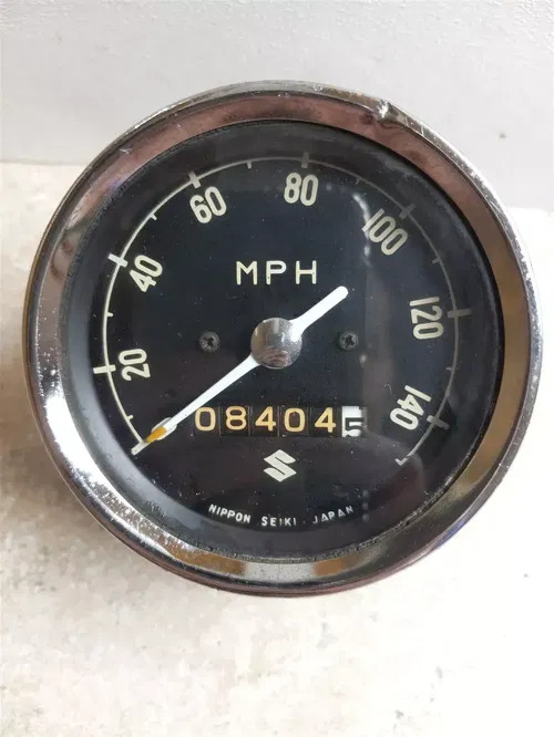 Suzuki 350 T500 TC305 T350 Good Working Speedometer 1969 PA AP-186