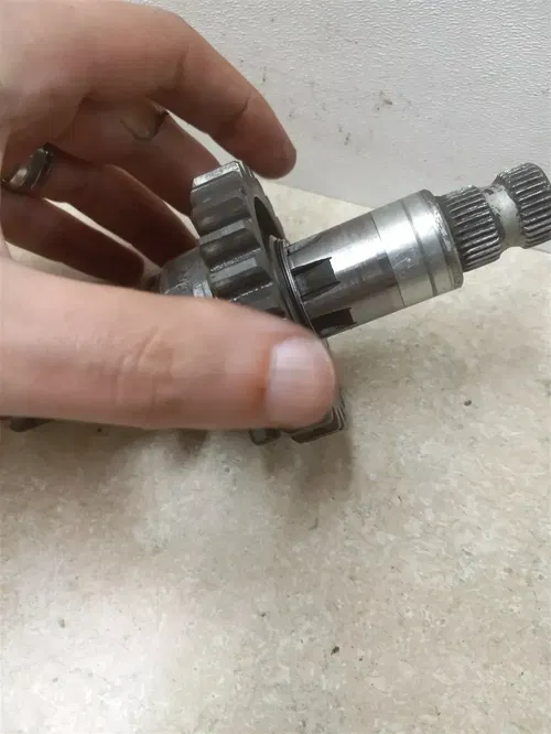 Yamaha 360 MX MX360 Engine Good Kickstarter Spindle Shaft 1974 PA AP-154