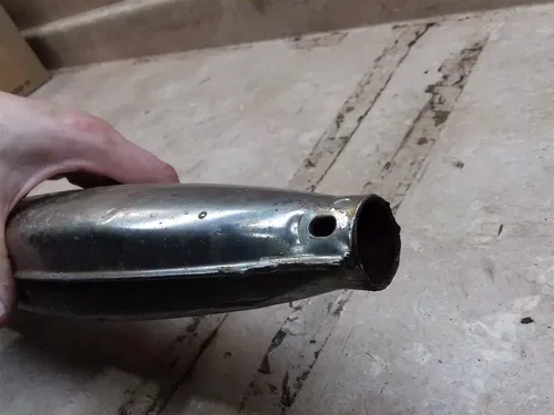 Honda 200 CA200 90 OEM Exhaust Muffler 1964 NO Baffle A14 AP-259