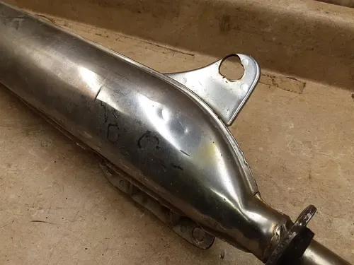 Honda 200 CA200 90 OEM Exhaust Muffler 1964 NO Baffle A14 AP-259