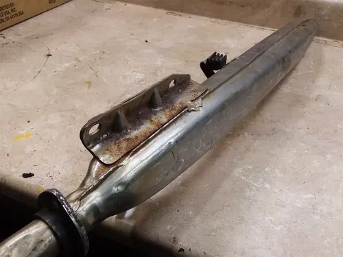 Honda 200 CA200 90 OEM Exhaust Muffler 1964 NO Baffle A14 AP-259